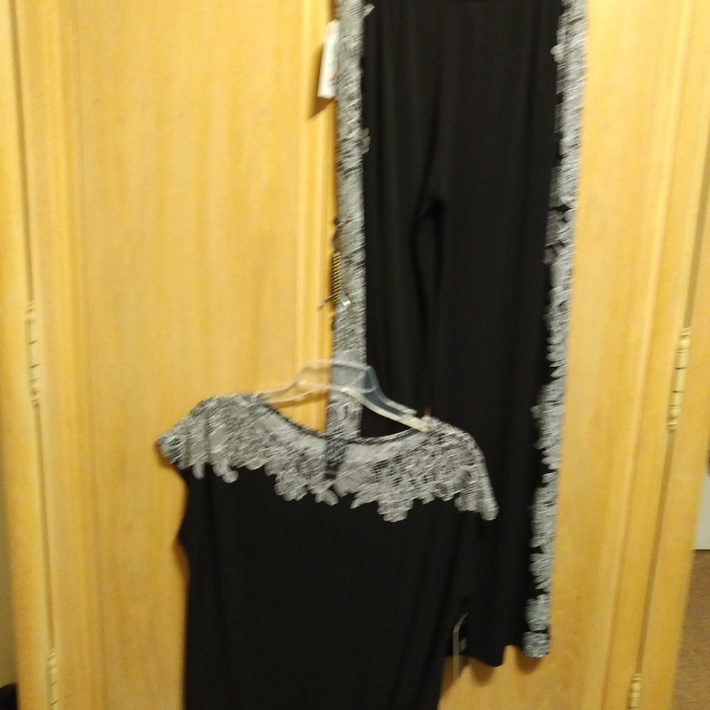 Clara Sun Woo Matching Top/Pant Black Outfit